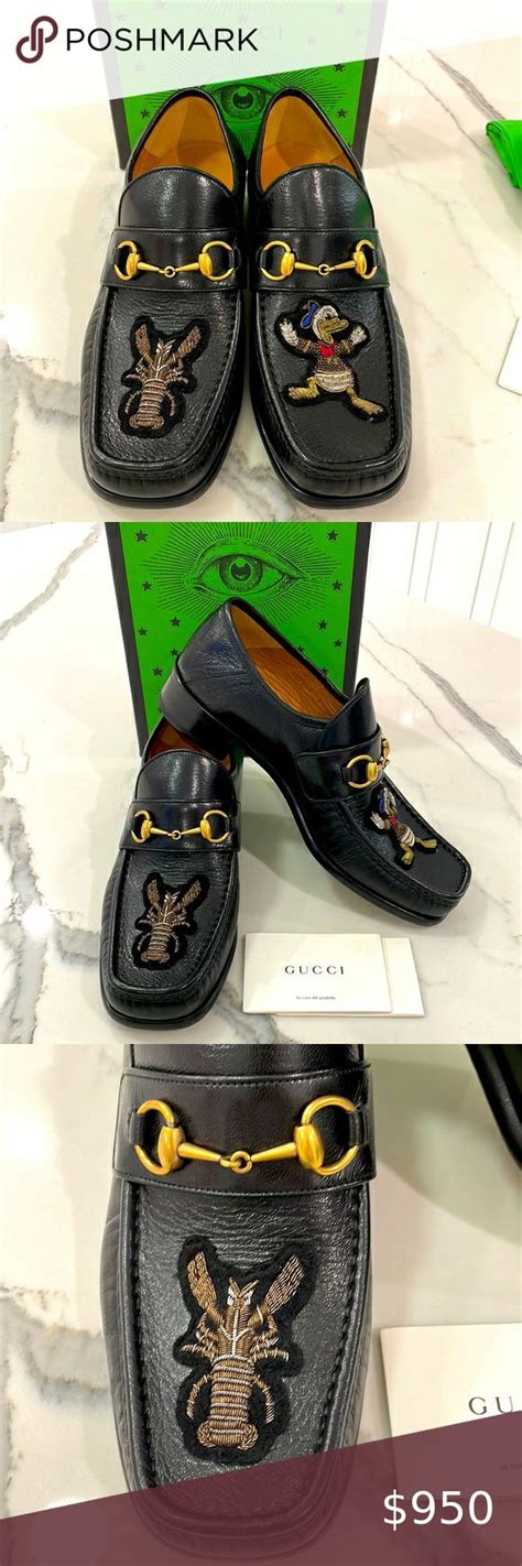 gucci donald duck loafers|disney x gucci shoes.